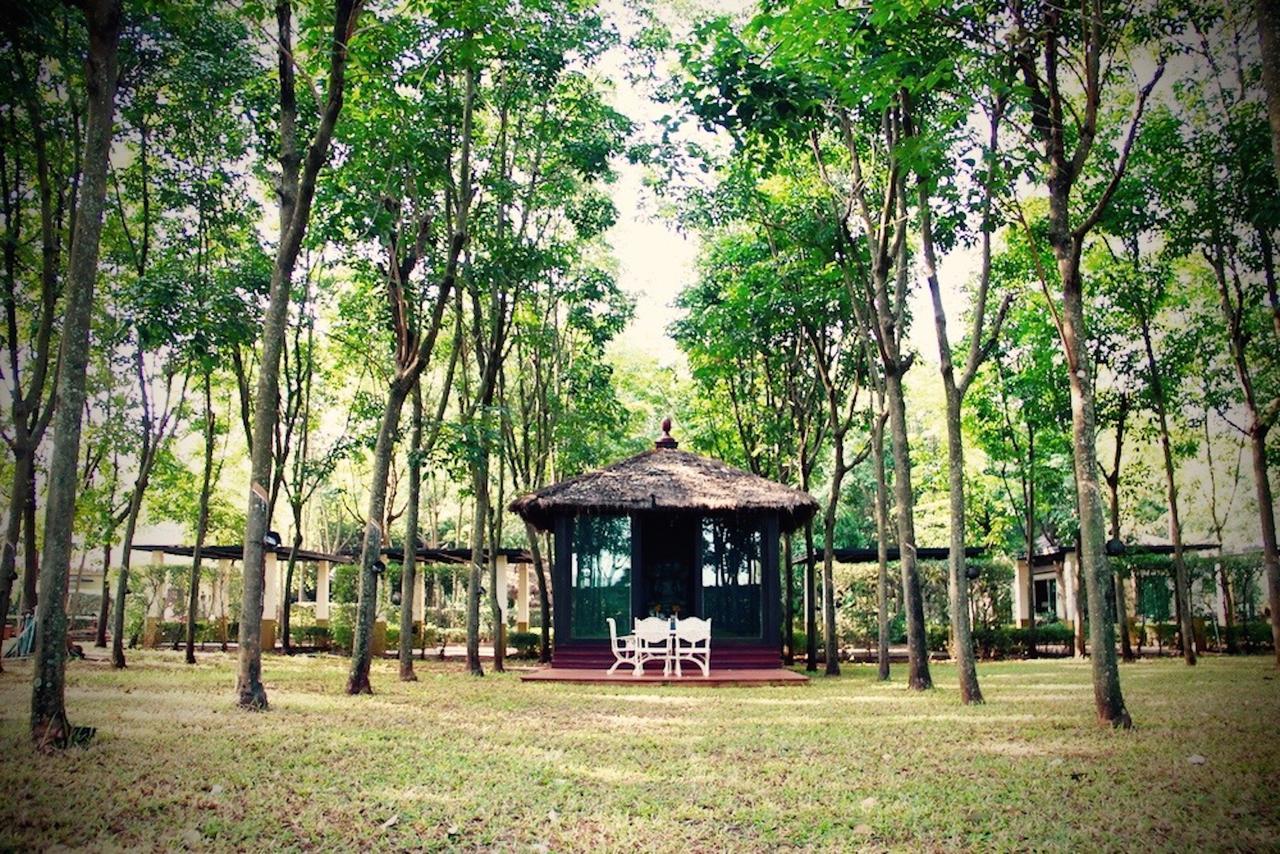 Singha Rubber Tree Hotel Sai Yok Buitenkant foto