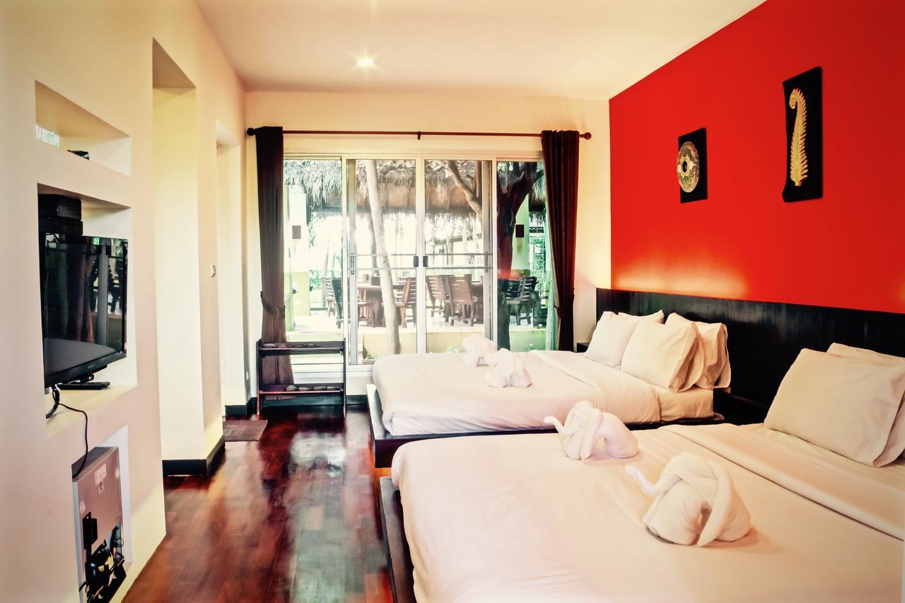 Singha Rubber Tree Hotel Sai Yok Buitenkant foto