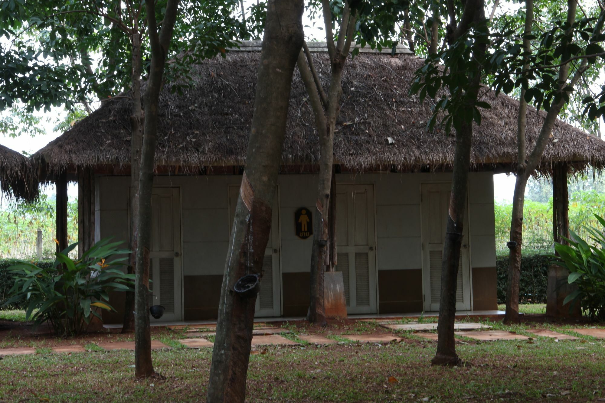 Singha Rubber Tree Hotel Sai Yok Buitenkant foto